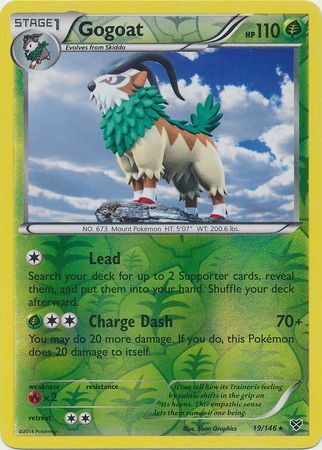Gogoat - 19/146 - Holo Rare - Reverse Holofoil