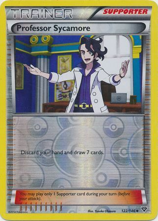 Professor Sycamore - 122/146 - Uncommon - Reverse Holofoil