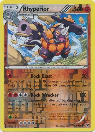 Rhyperior - 62/146 - Holo Rare - Reverse Holofoil
