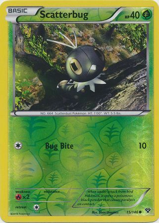 Scatterbug - 15/146 - Common - Reverse Holofoil