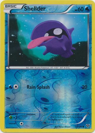 Shellder - 31/146 - Common - Reverse Holofoil