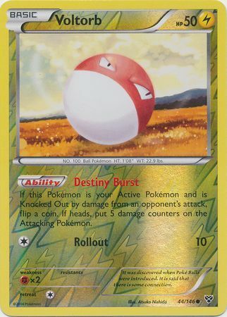 Voltorb - 44/146 - Common - Reverse Holofoil