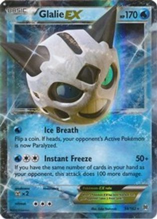 Glalie EX 034/162  - Holofoil XY  BREAKthrough - Ultra Rare