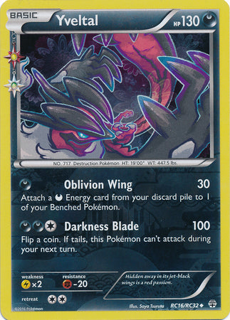 Yveltal - RC16/RC32 - Radiant Collection