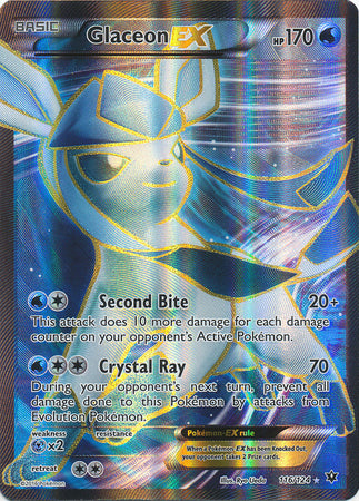 Glaceon EX - 116/124 - Ultra Rare