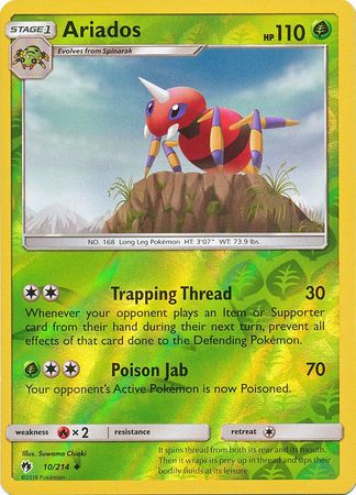 Ariados  - 10/214 - Uncommon - Reverse Holofoil
