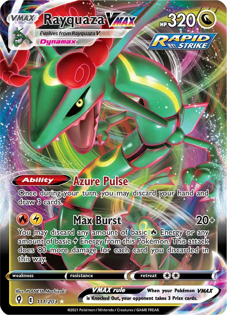 Rayquaza VMAX - 111/203 - Ultra Rare