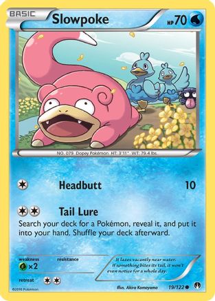 Slowpoke 019/122  XY  BREAKpoint - Common