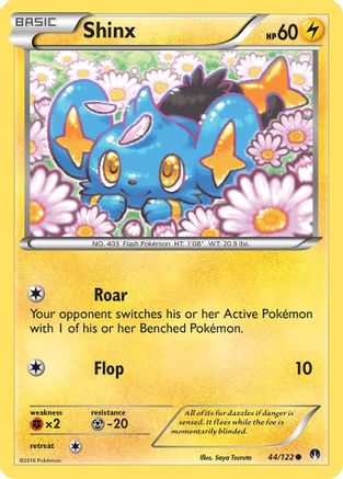 Shinx 044/122  - Reverse Holofoil XY  BREAKpoint - Common