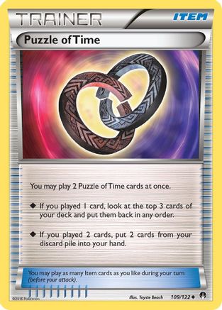 Puzzle of Time 109/122  XY  BREAKpoint - Uncommon