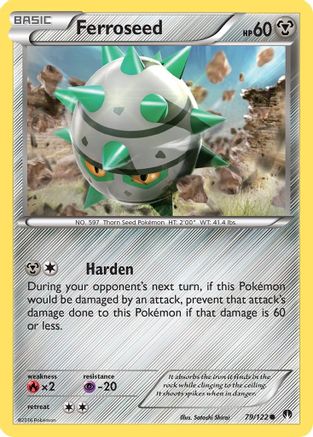 Ferroseed 079  XY  BREAKpoint - Common