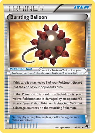 Bursting Balloon 097/122  XY  BREAKpoint - Uncommon