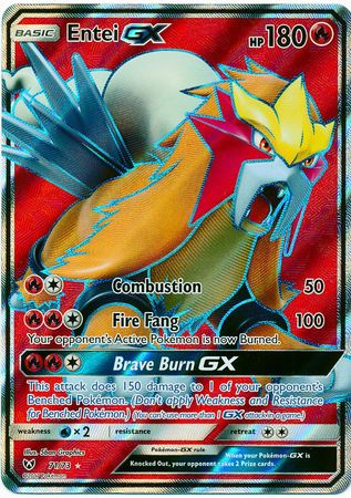 Entei GX (Full Art) - 71/73 - Ultra Rare