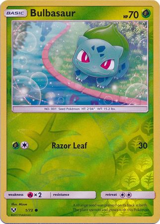 Bulbasaur - 1/73 - Common - Reverse Holofoil