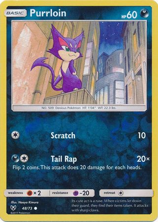 Purrloin - 48/73 - Common - Reverse Holofoil