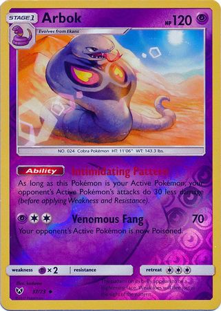 Arbok - 37/73 - Uncommon - Reverse Holofoil
