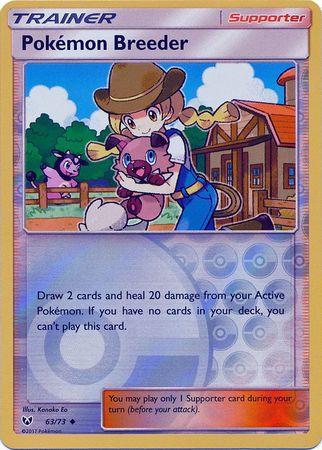 Pokemon Breeder - 63/73 - Uncommon - Reverse Holofoil