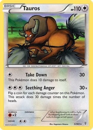 Tauros 057/83  Generations - Rare