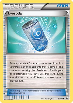 Evosoda 062/83  - Reverse Holofoil Generations - Uncommon