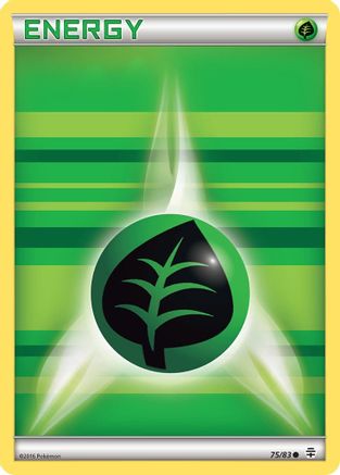 Grass Energy 075/83  - Reverse Holofoil Generations - Common