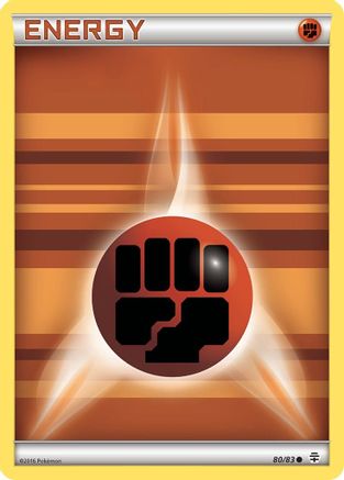 Fighting Energy 080/83  - Reverse Holofoil Generations - Common