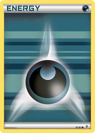 Darkness Energy 081/83  - Reverse Holofoil Generations - Common