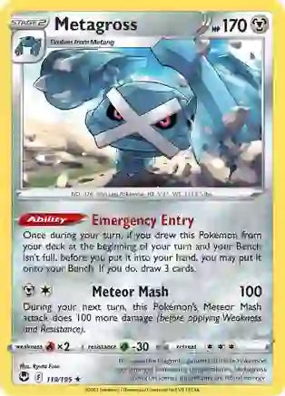 Metagross - 119/195 - Holo Rare - Reverse Holo