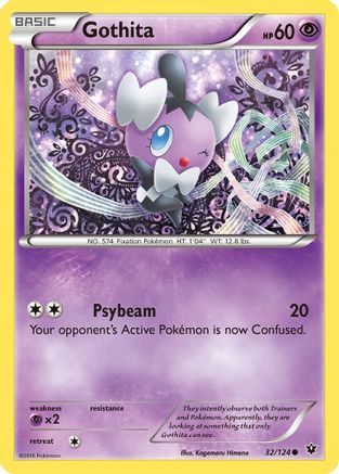 Gothita 032/124  XY  Fates Collide - Common