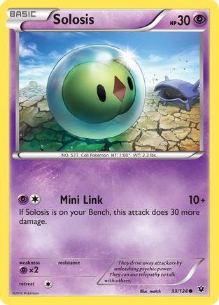 Solosis 033/124  XY  Fates Collide - Common