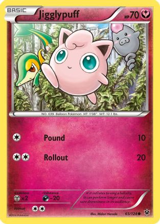 Jigglypuff 065/124  XY  Fates Collide - Common