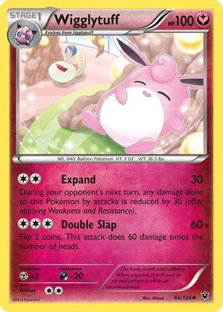 Wigglytuff 066/124  XY  Fates Collide - Uncommon