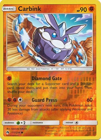Carbink - 117/214 - Common - Reverse Holofoil