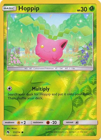 Hoppip  - 11/214 - Common - Reverse Holofoil