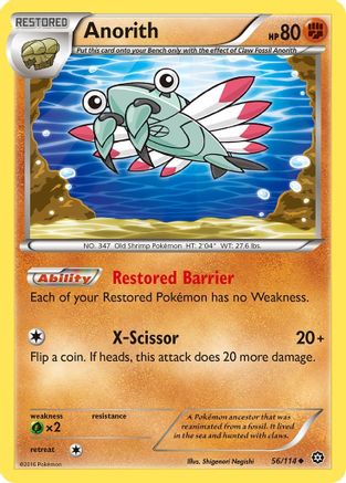 Anorith 056/114  XY  Steam Siege - Uncommon