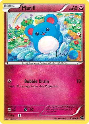 Marill 076/114  XY  Steam Siege - Common