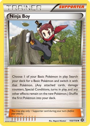 Ninja Boy 103/114  XY  Steam Siege - Uncommon