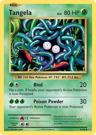 Tangela 008/108  XY  Evolutions - Common