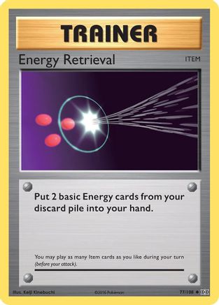 Energy Retrieval 077/108  XY  Evolutions - Uncommon