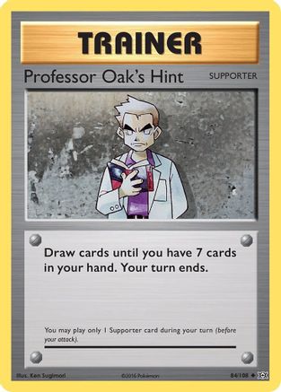 Professor Oak's Hint 084/108  XY  Evolutions - Uncommon