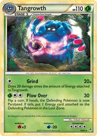 Tangrowth 034/95  - Holofoil Deck Exclusives - Holo Rare