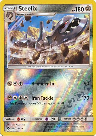 Steelix - 125/214 - Rare - Reverse Holofoil