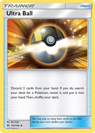 Ultra Ball 135/149  SM Base Set - Uncommon