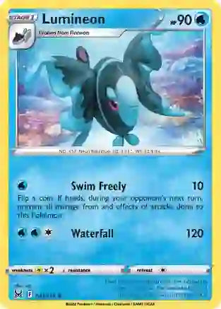 Lumineon - 041/196 - Uncommon - Reverse Holo