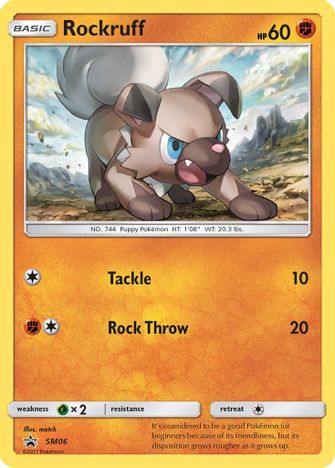 Rockruff - SM06 - SM Promos