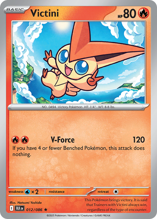 Victini (Poke Ball Pattern) - 012/086 - Rare