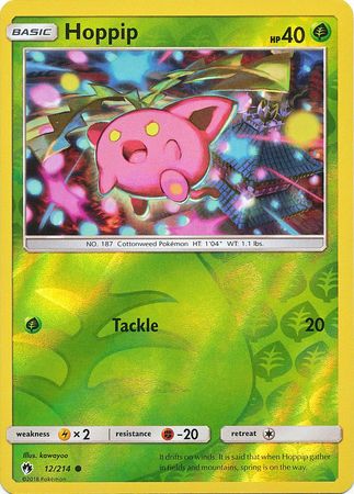 Hoppip  - 12/214 - Common - Reverse Holofoil