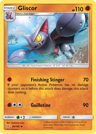 Gliscor 068  SM  Guardians Rising - Uncommon