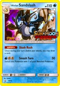 Alolan Sandslash (Prerelease) (Staff) - SM18 - SM Promos