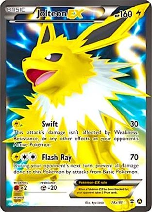 Jolteon EX - 028a/083 - Alternate Art Promos