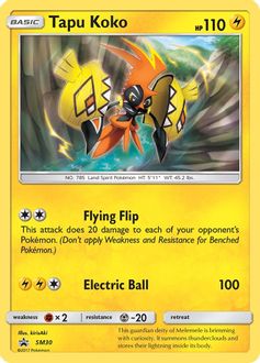 Tapu Koko - SM30 - SM Promos